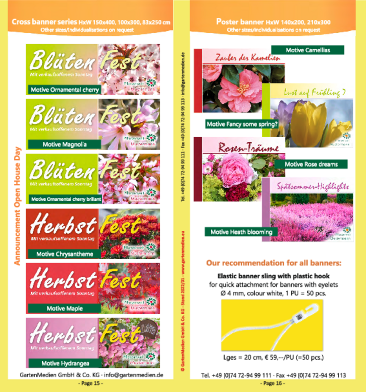 Landscape banner page 15 and 16