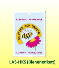 Hängeetikett LAS-HKS (Bienenetikett)
