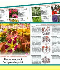 Beet- und Balkonpflanzen (4 bzw. 8 Seiten)