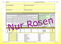 SortenBestell-Liste "Nur Rosen"